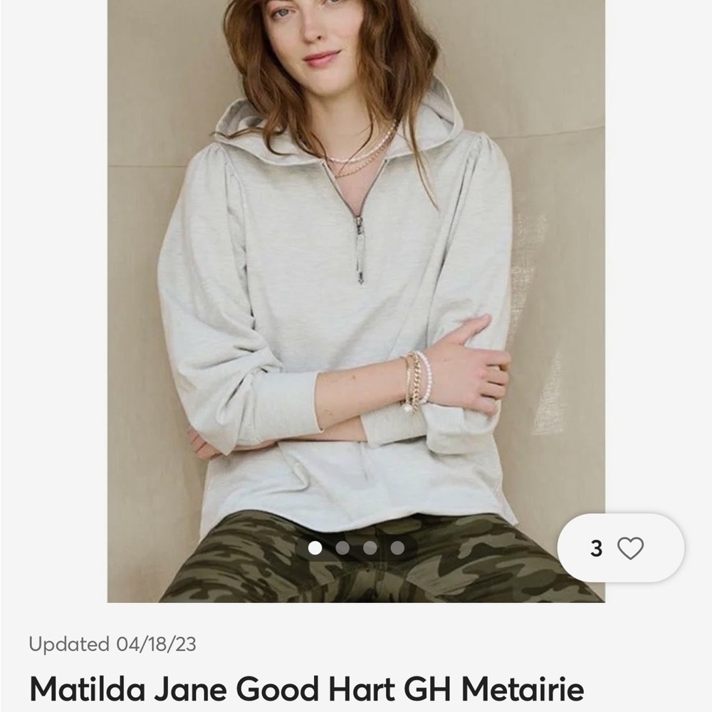 Good hart for Matilda Jane hoodie